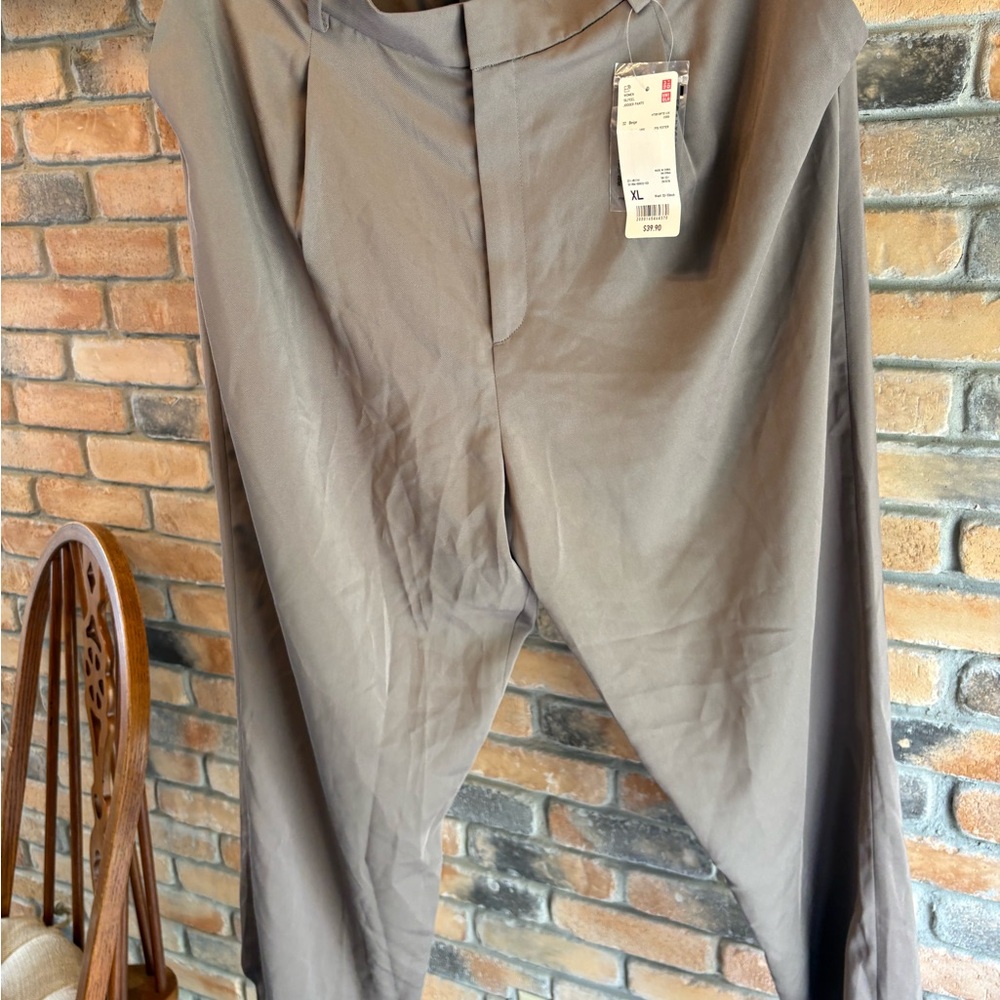 Uniqlo Women's Dress Pants - Taupe Gray